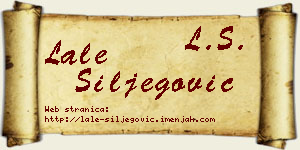 Lale Šiljegović vizit kartica